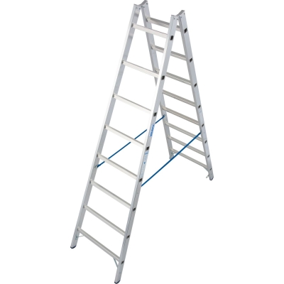 DRABINA ALUMINIOWA DWUSTRONNA STABILO 2*8 SZCZEBLI