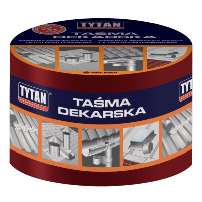 TAŚMA USZCZELNIAJĄCA DEKARSKA 15CM*10MB CZERWONY/CEGLASTY