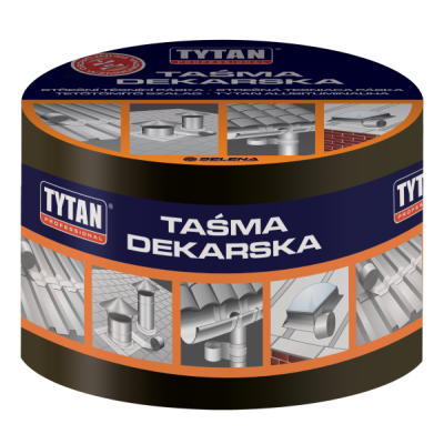 TAŚMA USZCZELNIAJĄCA DEKARSKA 15CM*10MB ANTRACYT / C. BRĄZ