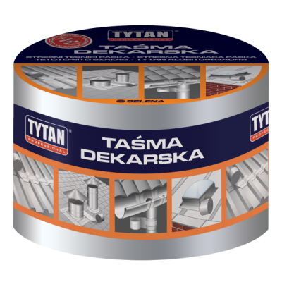TAŚMA USZCZELNIAJĄCA DEKARSKA 20CM*10MB SREBRNA