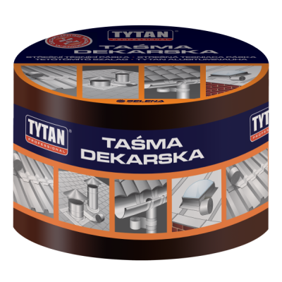TAŚMA USZCZELNIAJĄCA DEKARSKA 20CM*10MB BRĄZ