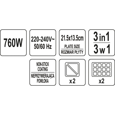 OPIEKACZ 760W, 3W1