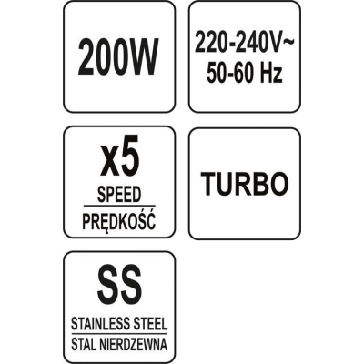 MIKSER RĘCZNY 200-250W