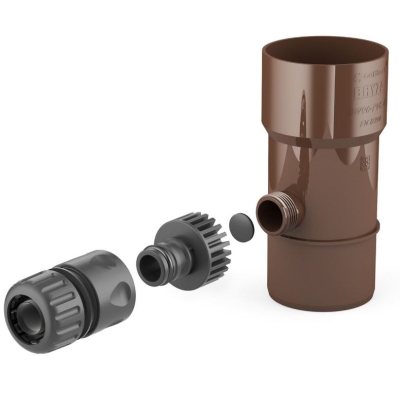 ODZYSKIWACZ WODY DESZCZOWEJ 63MM BRĄZ