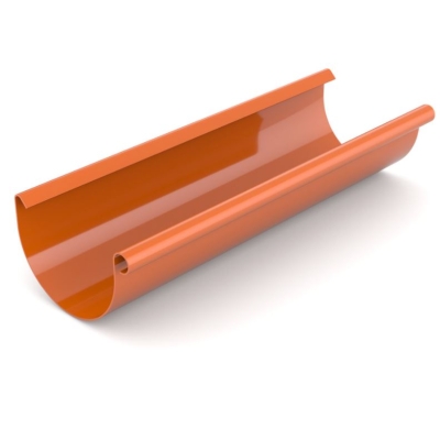 RYNNA DACHOWA PVC 75MM/4M/CEGLASTY BRYZA