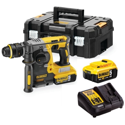 MŁOTOWIERTARKA 18V SDS-PLUS XR BL 2*5.0AH T-STAK