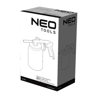 PISTOLET DO PIASKOWANIA ZE ZBIORNIKIEM 750CM3