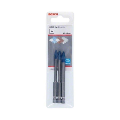 WIERTŁO HEX-9 HARD CERAMIC SET 5/6/8 3 SZT.