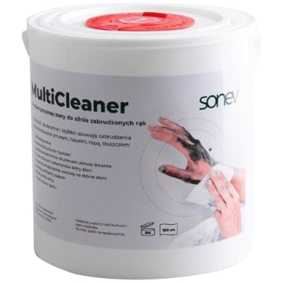 ŚCIERECZKI SONEX MULTI CLEANER, WIADERKO 150 LISTKÓW