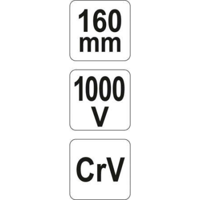 SZCZYPCE WYDŁUŻONE PROSTE 160MM