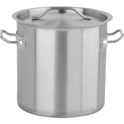 GARNEK WYSOKI Z POKRYWKĄ ZE STALI NIERDZEWNEJ 25X25 12L