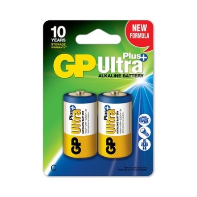 BATERIA ULTRA+ ALKALINE 1.5V LR14 C 2 SZTUKI