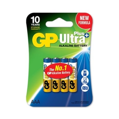 BATERIA ULTRA+ ALKALINE LR3 AAA 1.5V 4SZT