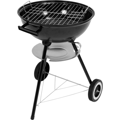 GRILL WĘGLOWY OKRĄGŁY Z POKRYWĄ 41CM