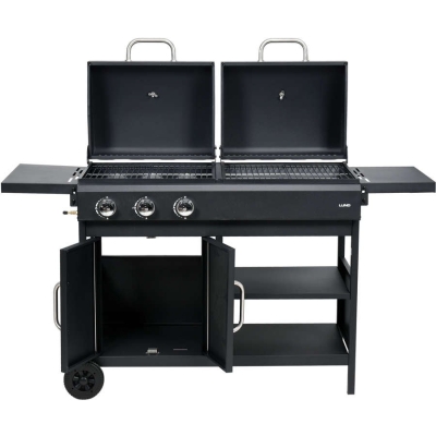 GRILL 2W1, GAZOWY + WĘGLOWY, 8.6KW