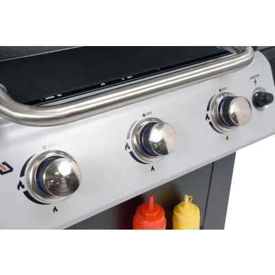 GRILL GAZOWY 3 PALNIKI 9KW LED