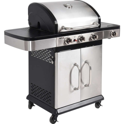 GRILL GAZOWY 3+1 STAL NIERDZEWNA 11,5KW