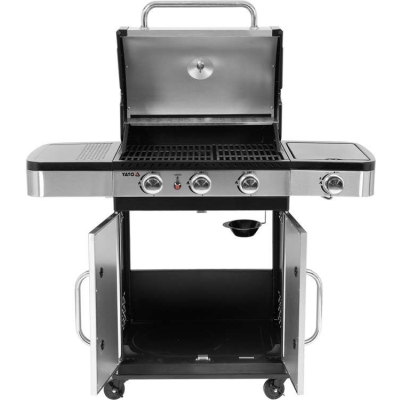 GRILL GAZOWY 3+1 STAL NIERDZEWNA 11,5KW