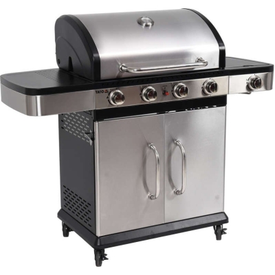 GRILL GAZOWY 4+1 STAL NIERDZEWNA 14,5KW