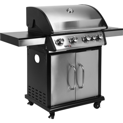 GRILL GAZOWY 4+1 STAL NIERDZEWNA 16,5KW