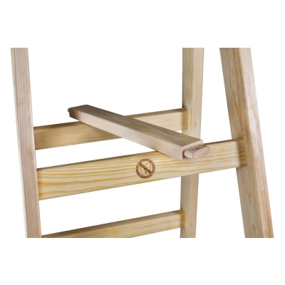 DRABINA DREWNIANA BRAKET STANDARD 2X6 SZCZEBLI 182CM