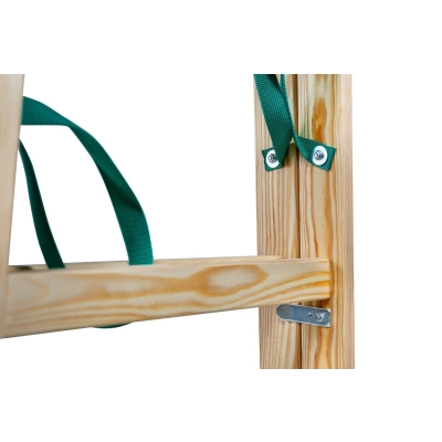 DRABINA DREWNIANA BRAKET STANDARD 2X7 SZCZEBLI 211CM