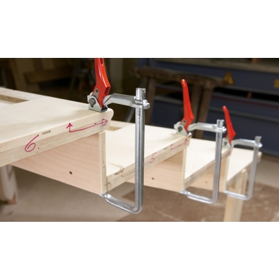 ŚCISK DŹWIGNIOWY ŚLUSARSKI STALOWY GSH 250*120MM