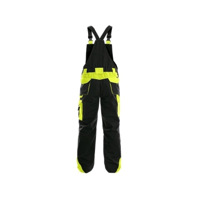 SPODNIE CXS OGRODNICZKI SIRIUS BRIGHTON CZARNO-ŻÓŁTE ROZM.50