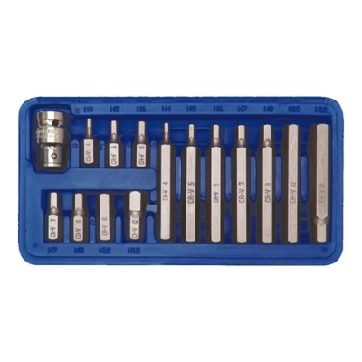 KLUCZE SPECJALNE HEX H4-H12 15 CZĘŚCI