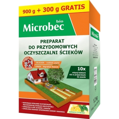AKTYWATOR DO OCZYSZCZALNI  - MICROBEC BIO 1200G