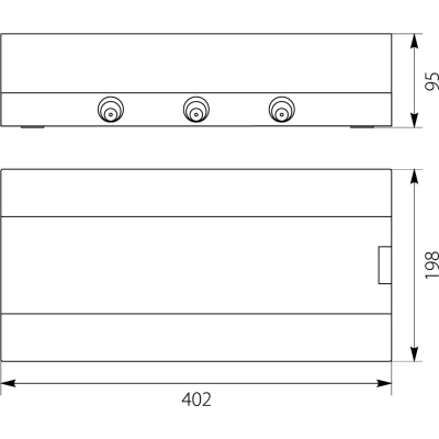 ROZDZIELNICA MODUŁOWA 1X18 NATYNKOWA IP40 SRN-18 1.5