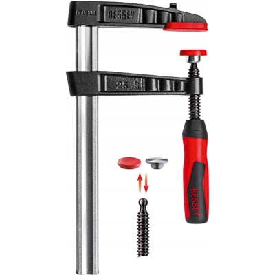 ŚCISK ŚRUBOWY STOLARSKI ŻELIWNY TG 160/80MM