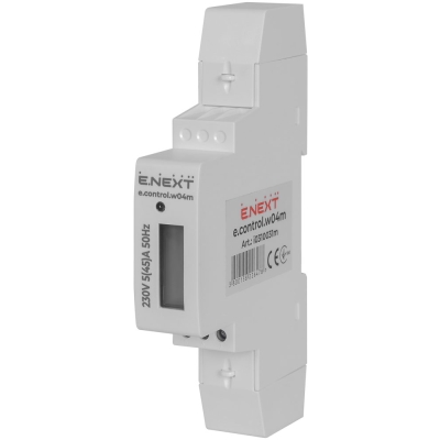 LICZNIK JEDNOFAZOWY E.CONTROL.W04 5(30)A