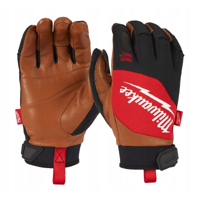 RĘKAWICE SKÓRZANE HYBRYDOWE XL/10