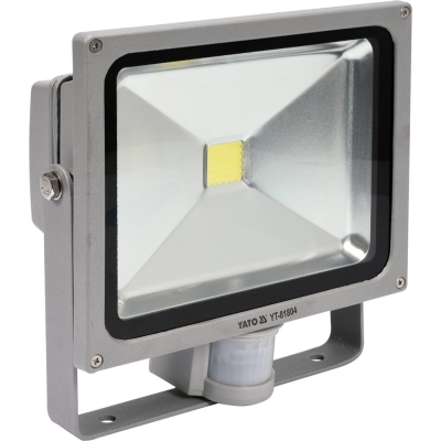 REFLEKTOR DIODOWY Z CZUJNIKIEM RUCHU 30W 2100LM COB