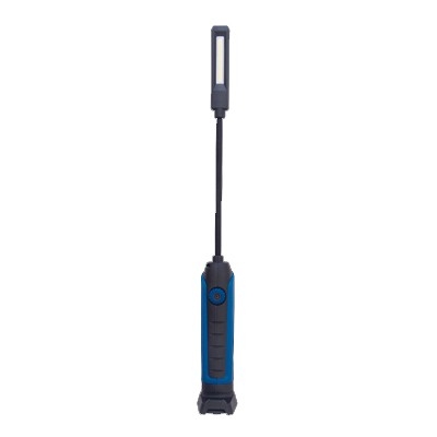 LATARKA 5W COB + 3W  LED, AKUMULATOR, ELASTYCZNA