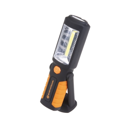 MINI LATARKA 2W COB LED + 3 LED, NA BATERIE AAA