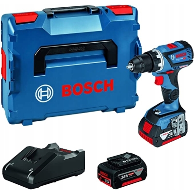 WIERTARKO-WKRĘTARKA AKUMULATOROWA GSR18V-60C 2*5.0AH LBOXX