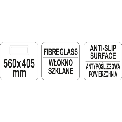 TACA KELNERSKA PROSTOKĄTNA 560*405MM