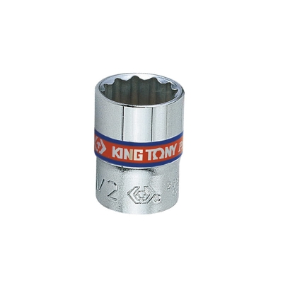 NASADKA KRÓTKA 12-KĄTNA CHROMOWANA 1/4'' 11/32''*24MM