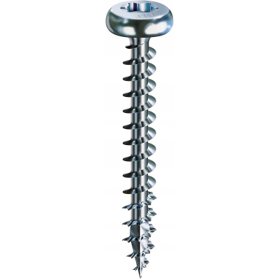 WKRĘT ŁEB PÓŁKULISTY (1000) OCYNK BIAŁY 4.0*30MM HB TX MINI