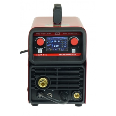 PÓŁAUTOMAT SPAWALNICZY TECNOMIG 212 LCD SYNERGIC VRD ALU