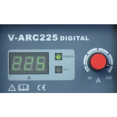 SPAWARKA INWERTOROWA MMA/TIG V-ARC 225 DIGITAL + PRZEWODY