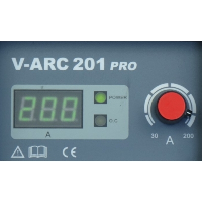 SPAWARKA INWERTOROWA MMA/TIG V-ARC 201 PRO + PRZEWODY