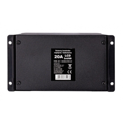 REGULATOR SOLARNY SOL PWM 20A 2XUSB