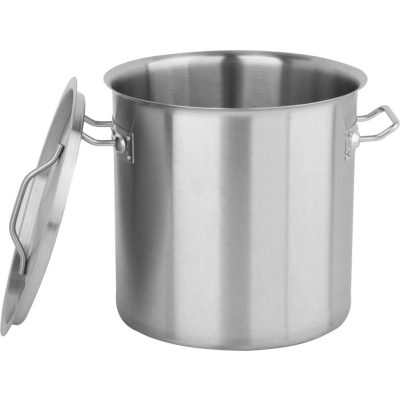GARNEK WYSOKI Z POKRYWKĄ ZE STALI NIERDZEWNEJ 36X36 36L