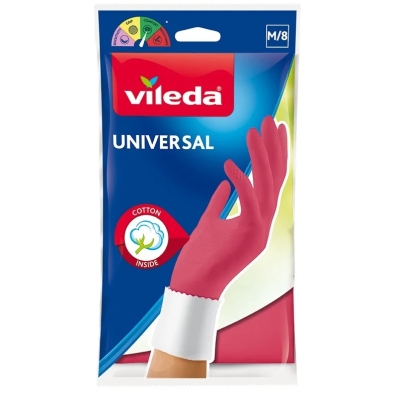 VILEDA RĘKAWICE GUMOWE UNIVERSAL ROZMIAR M