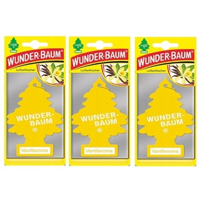 ZAPACH CHOINKA WUNDER-BAUM 3-PAK VANILLA