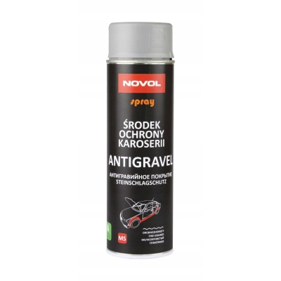 BARANEK OCHRONY KAROSERII SPRAY 500ML SZARY NOVOL