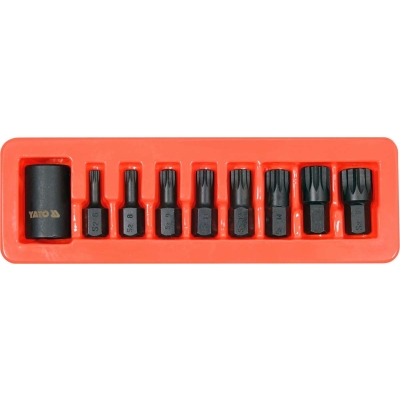 ZESTAW UDAROWYCH KLUCZY TRZPIENIOWYCH SPLINE 1/2''